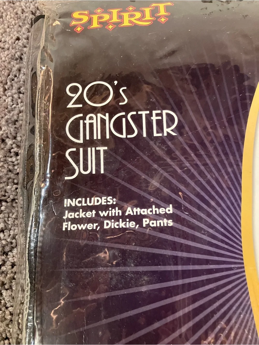 Spirit Halloween 20s Gangster Suit Costume Adult Size Large - Picture 2 of 4